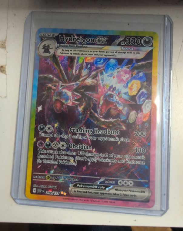 2024 Pokemon S&V Surging Sparks #240 Hydreigon ex — front