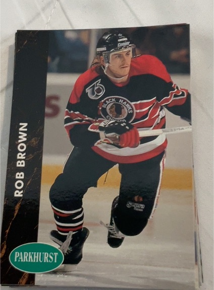 1991-92 Parkhurst #258 Rob Brown — front