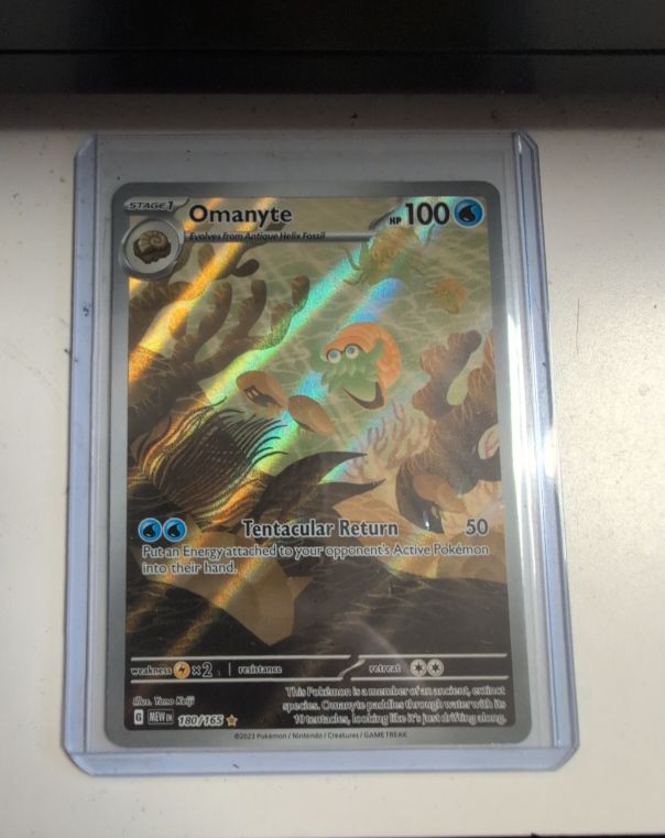 2023 Pokémon Scarlet & Violet 151 #180 Omanyte — front