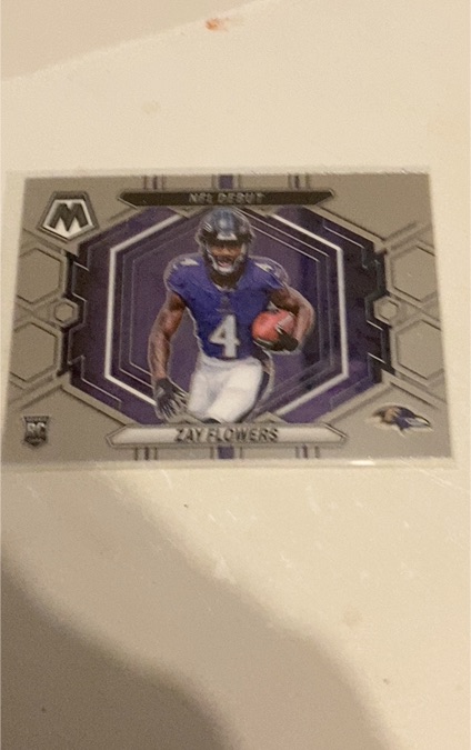 2023 Panini Mosaic NFL Debut #ND-18 Zay Flowers — front