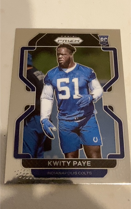 2021 Panini Prizm #378 Kwity Paye — front