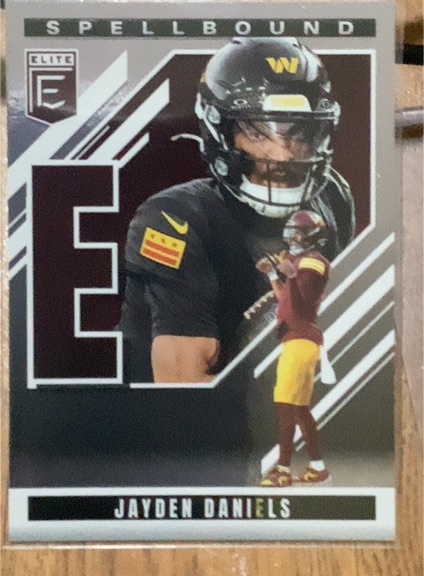 2025 Donruss Elite Spellbound #E Jayden Daniels — front