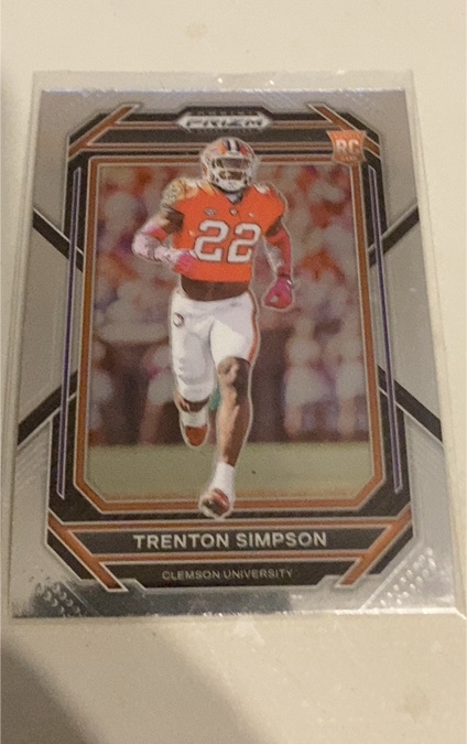 2023 Panini Prizm Draft Picks #178 Trenton Simpson Rookie Card — front