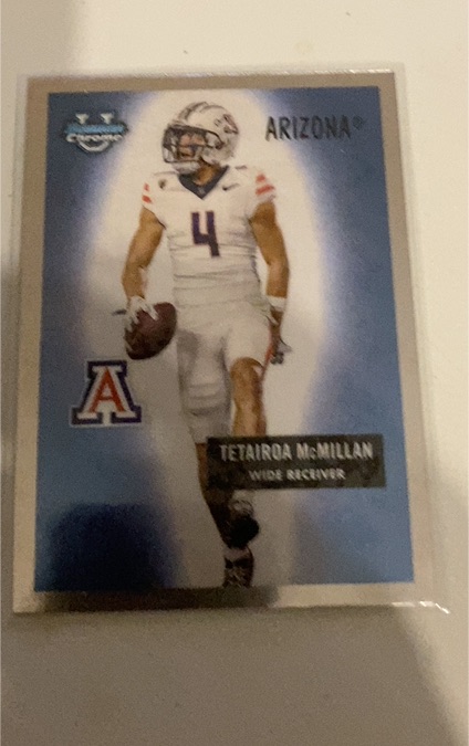 2024 Bowman University Chrome #55B-5 Tetairoa McMillan — front