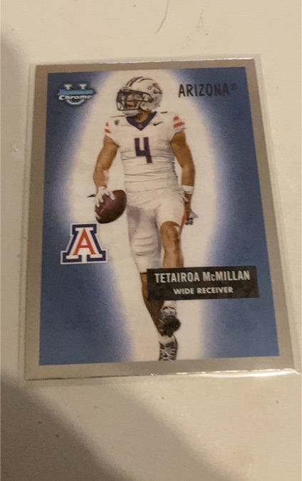 2024 Bowman University Chrome #55B-5 Tetairoa McMillan — front