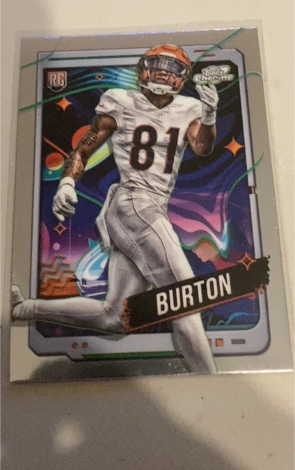 2024 Topps Chrome Cosmic #120 Jermaine Burton — front