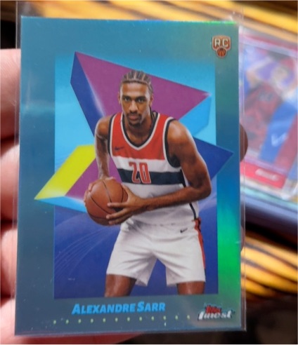 2024-25 Topps Finest #98 Alexandre Sarr — front