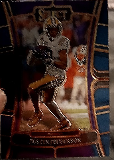 2023 Panini Select Draft Picks #52 Justin Jefferson — front