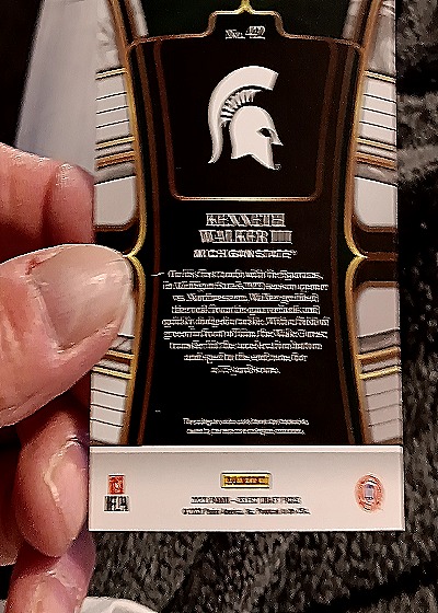 2023 Panini Select #42 Kenneth Walker III — back