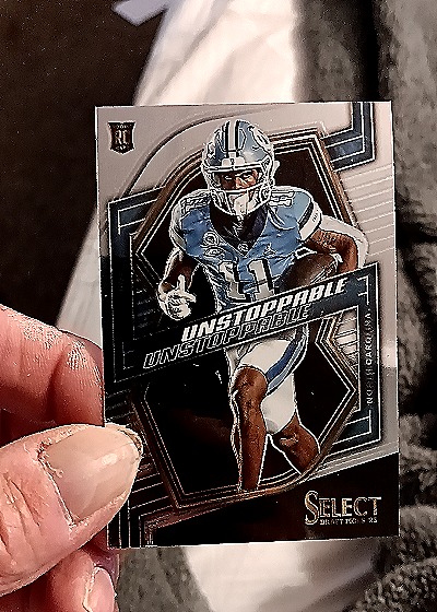 2023 Panini Select Draft Picks Unstoppable #UN-12 Josh Downs — front