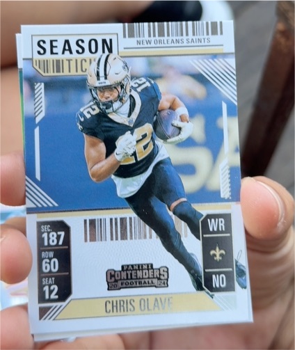 2024 Panini Contenders Season Ticket Chris Olave — front