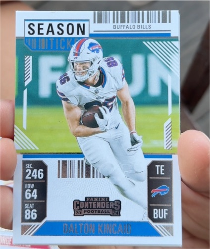 2024 Panini Contenders #12 Dalton Kincaid — front