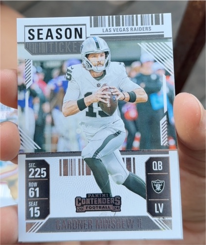 2024 Panini Contenders Season Ticket #53 Gardner Minshew II — front