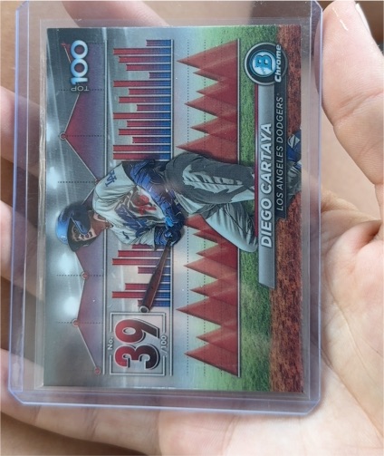 2024 Bowman Chrome Top 100 #BTP-39 Diego Cartaya — front