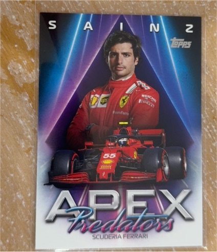 2021 Topps Formula 1 Apex Predators #AP-CS Carlos Sainz — front