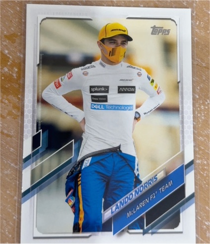 2021 Topps Formula 1 #52 Lando Norris McLaren F1 Team — front