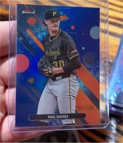 2025 Topps Finest #50 Paul Skenes — front