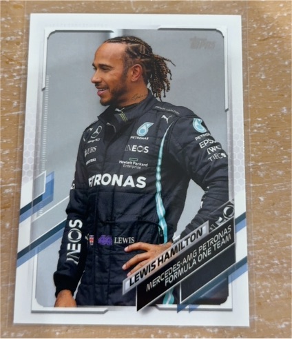 2021 Topps Formula 1 #40 Lewis Hamilton Mercedes-AMG Petronas Formula One Team — front