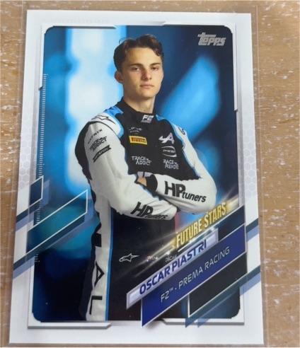 2021 Topps Formula 1 #59 Oscar Piastri — front