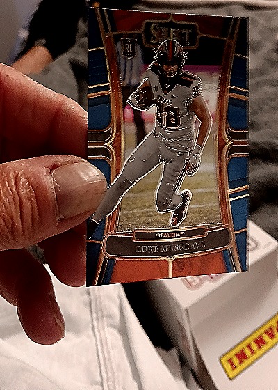 2023 Panini Select Draft Picks Concourse #19 Luke Musgrave — front