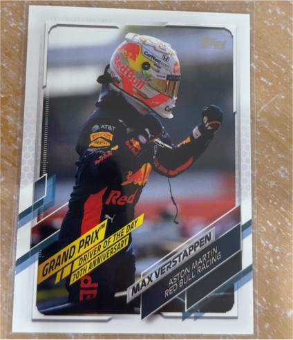 2021 Topps Formula 1 #167 Max Verstappen Aston Martin Red Bull Racing — front
