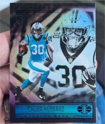 2021 Panini Illusions #83 Chuba Hubbard — front