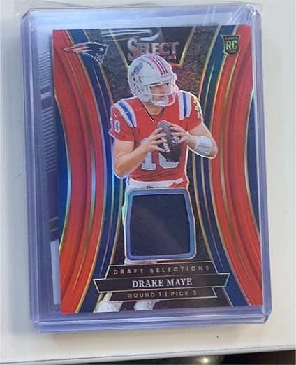 2024 Panini Select Draft Selections #DSM-DME Drake Maye — front