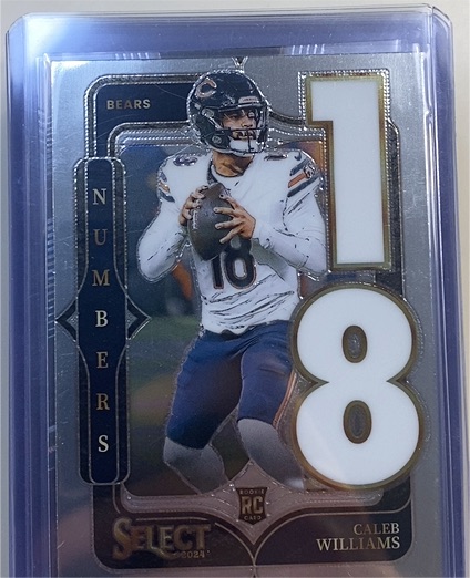 2024 Panini Select Numbers #19 Caleb Williams — front