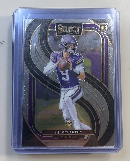 2024 Panini Select Premier Level #134 J.J. McCarthy — front