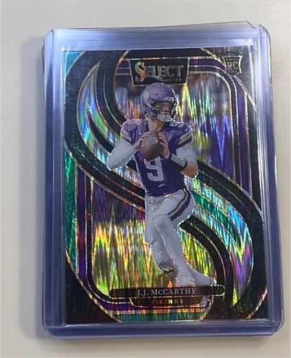 2024 Panini Select Premier Level #134 J.J. McCarthy — front