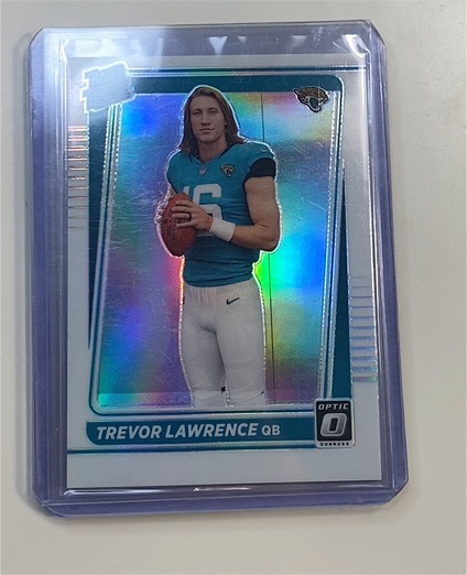 2021 Donruss Optic #201 Trevor Lawrence — front