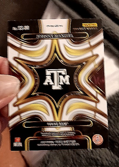 2014 Panini Prizm #SS-JM Johnny Manziel — back