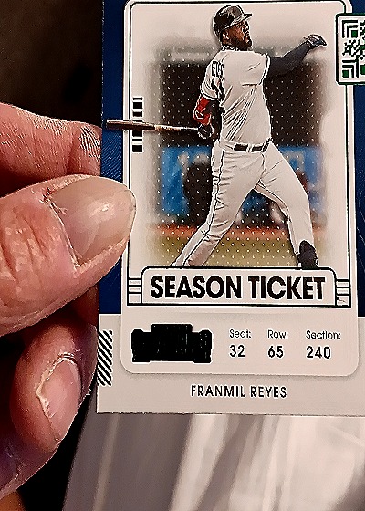 2021 Panini Contenders Draft Ticket #82 Franmil Reyes — front