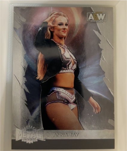 2022 Upper Deck AEW Skybox Metal Universe #13 Anna Jay — front