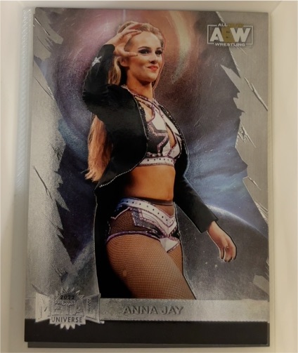 2022 Skybox Metal Universe AEW #13 Anna Jay — front