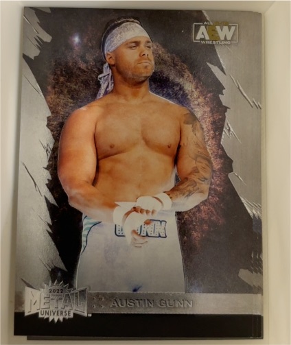 2022 SkyBox AEW Metal Universe #37 Austin Gunn — front