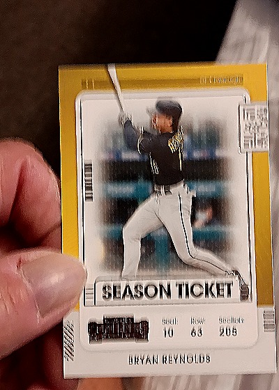 2021 Panini Contenders Season Ticket #ST-10 Bryan Reynolds — front