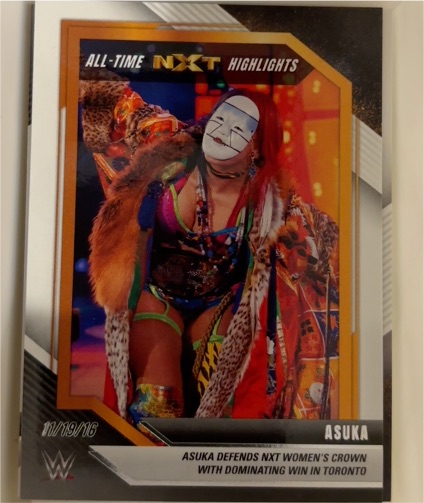 2022 Panini WWE NXT All-Time NXT Highlights #24 Asuka — front
