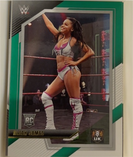 2022 Panini WWE NXT UK #44 Aleah James Rookie Card — front