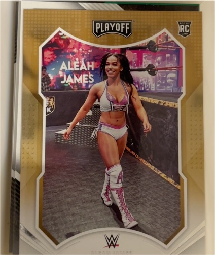 2022 Panini Chronicles WWE Playoff #161 Aleah James RC — front