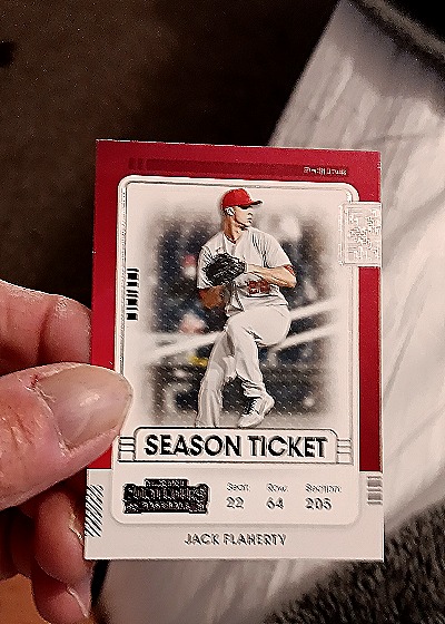 2021 Panini Contenders #22 Jack Flaherty — front