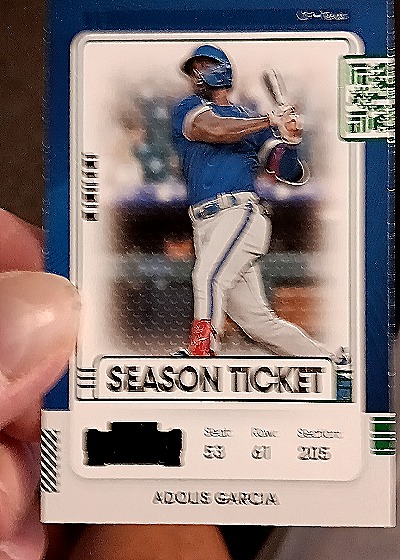 2021 Panini Contenders #25 Adolis Garcia — front