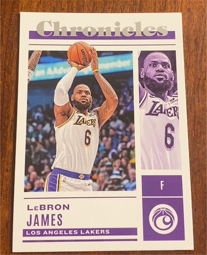2022-23 Panini Chronicles #22 LeBron James — front