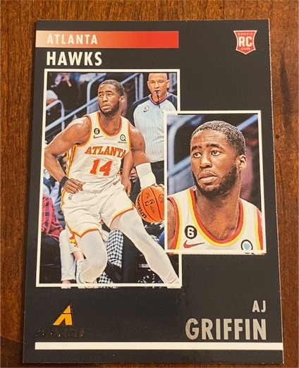 2022-23 Panini Chronicles Pinnacle #88 AJ Griffin — front