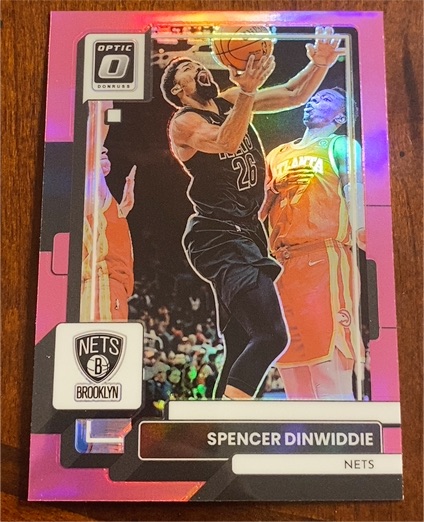 2022-23 Donruss Optic #175 Spencer Dinwiddie — front