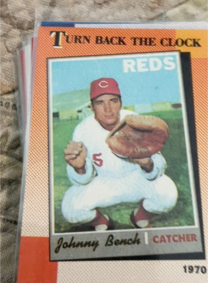 1990 Topps #664 Johnny Bench — front