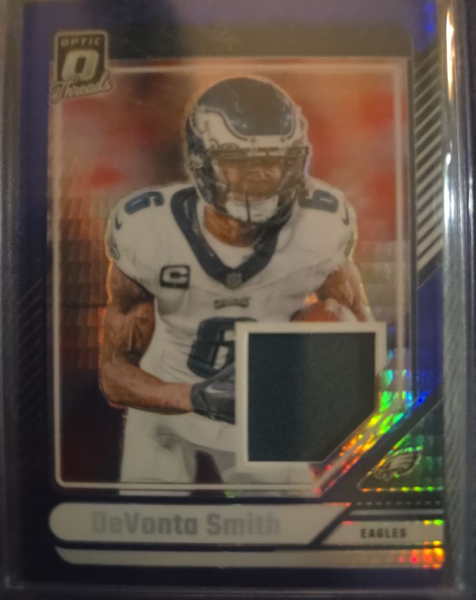 2024 Donruss Optic Threads #DTB-DSH DeVonta Smith — front