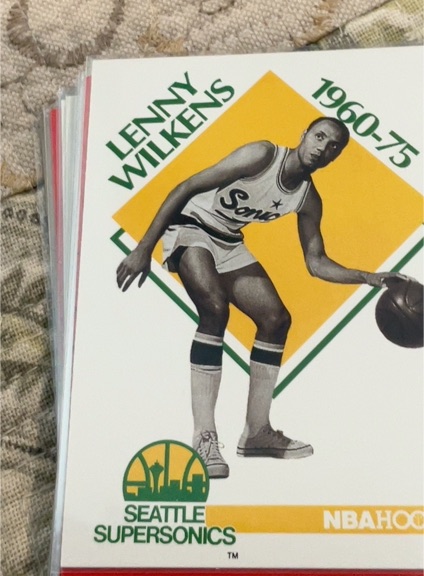 1990 NBA Hoops #349 Lenny Wilkens — front