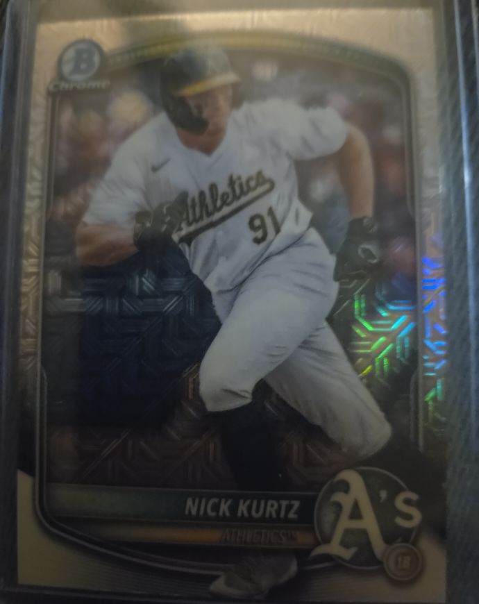 2025 Bowman Chrome Prospects #BCP-114 Nick Kurtz — front