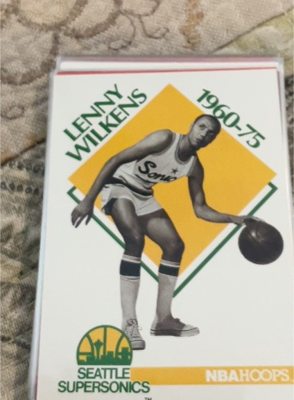 1990-91 Hoops #349 Lenny Wilkens — front